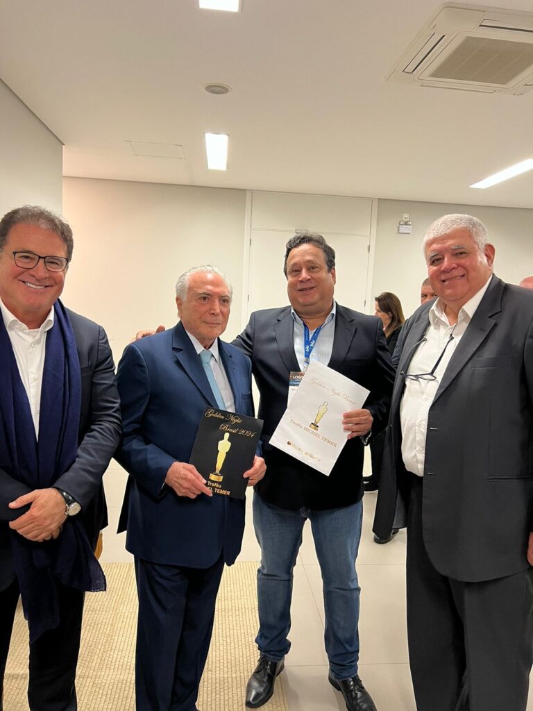 Golden Night, de Lupércio Marques, homenageia Michel Temer em Camboriú