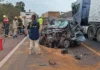 Vídeo: acidente entre Douradina e Rio Brilhante provoca morte de 4 pessoas