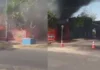 MS: loja automotiva é consumida por fogo e preocupa moradores vizinhos; assista