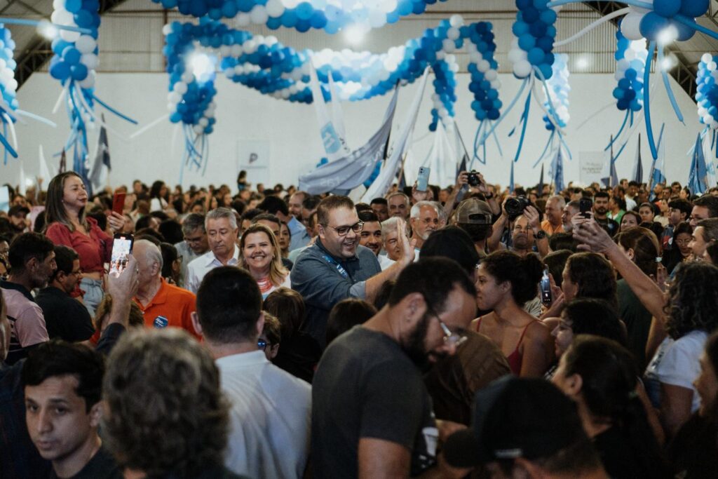 Em convenção com 4 mil pessoas, PP confirma candidatura de Alan Guedes à reeleição