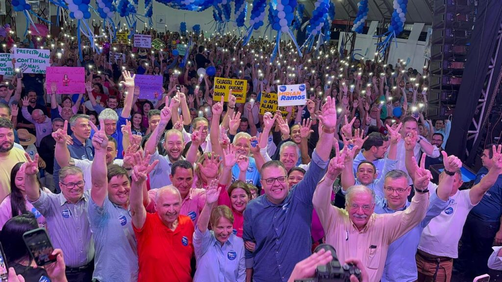 Em convenção com 4 mil pessoas, PP confirma candidatura de Alan Guedes à reeleição