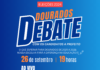 Debate do Simted entre candidatos a prefeito está marcado: 26 de setembro