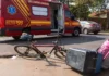 MS: ciclista ‘voa’ por cima de carro após ser atropelado em cruzamento  