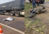 Motociclista passa por duas carretas, colide e morre na BR-163 em Mato Grosso do Sul