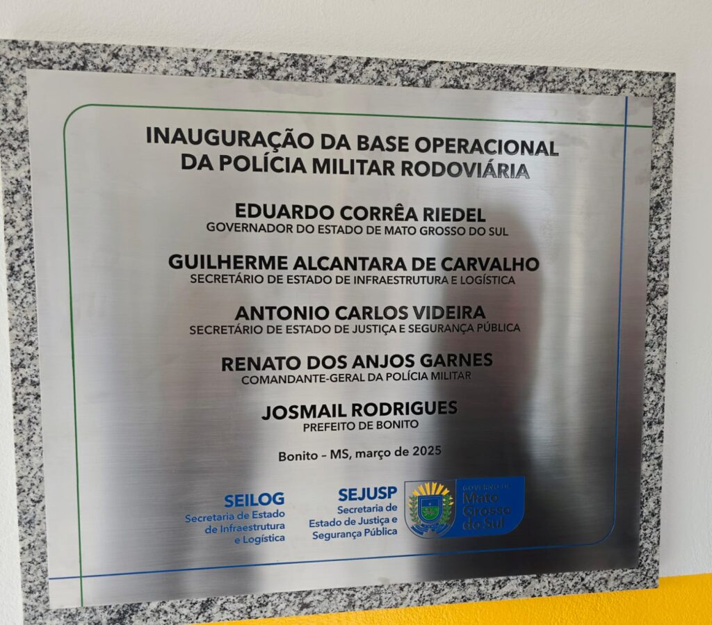 Primeira base da PMR inaugurada em rota turística Bioceânica homenageia ex-prefeito