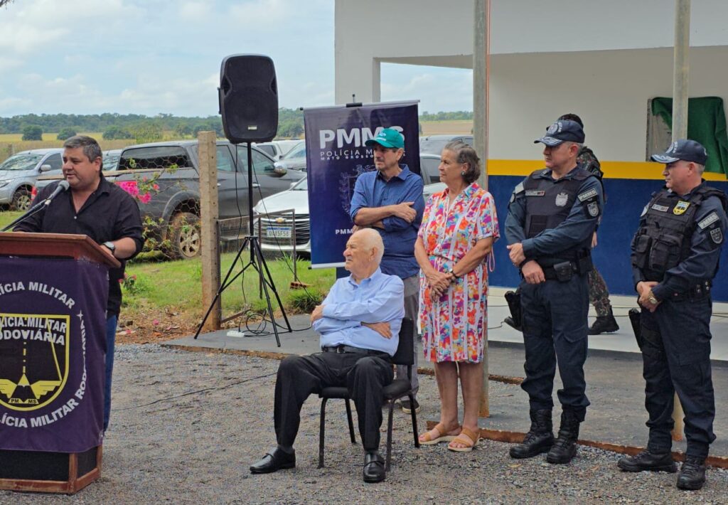 Primeira base da PMR inaugurada em rota turística Bioceânica homenageia ex-prefeito