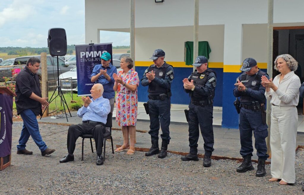 Primeira base da PMR inaugurada em rota turística Bioceânica homenageia ex-prefeito