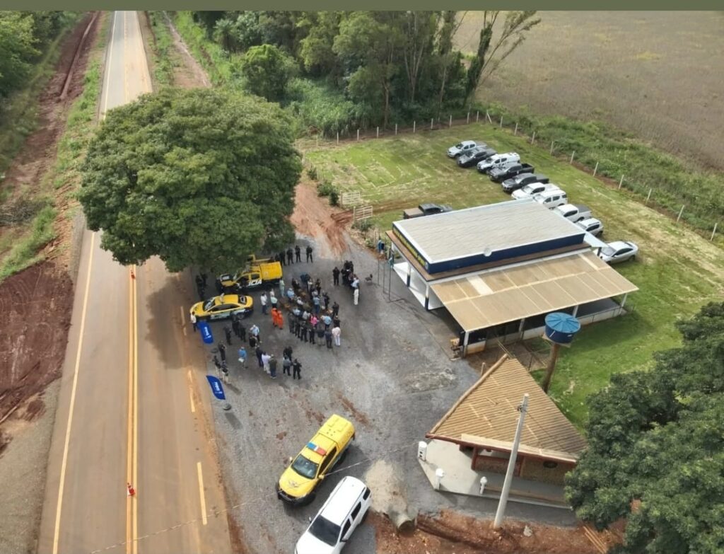 Primeira base da PMR inaugurada em rota turística Bioceânica homenageia ex-prefeito