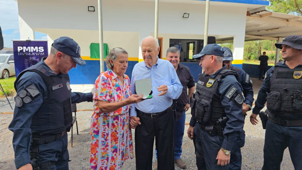 Primeira base da PMR inaugurada em rota turística Bioceânica homenageia ex-prefeito