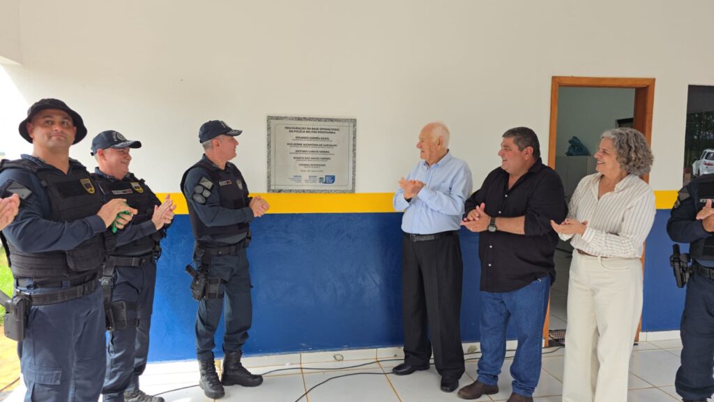 Primeira base da PMR inaugurada em rota turística Bioceânica homenageia ex-prefeito