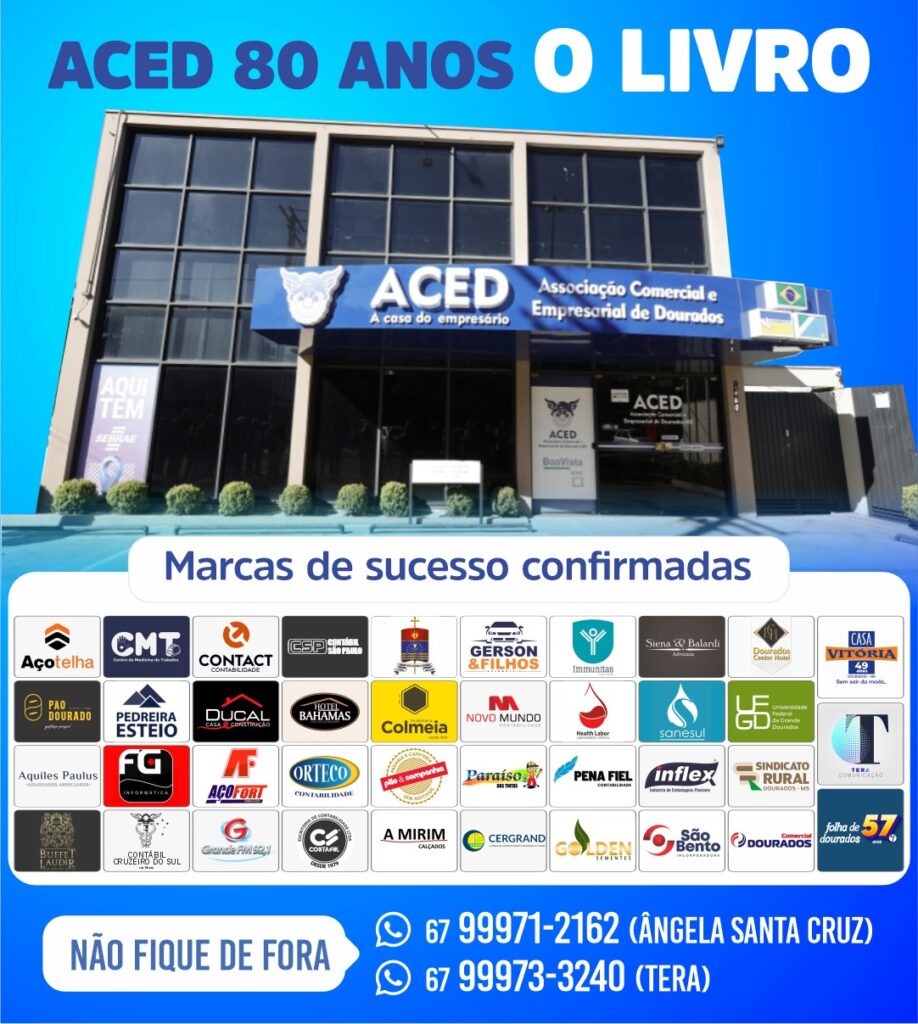 ACED 80 anos - Ainda dá tempo para participar do livro que imortaliza sucesso empresarial